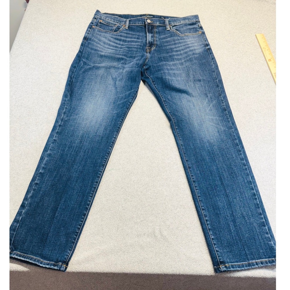 Lucky Brand 221 Straight Jeans Mens 36x32 Medium Wash Straight Leg Denim